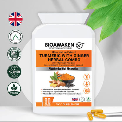 BioAwaken Turmeric with Ginger Herbal Combo