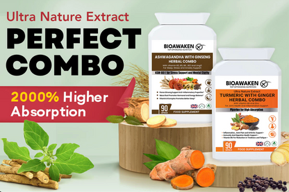 BioAwaken Turmeric with Ginger Herbal Combo